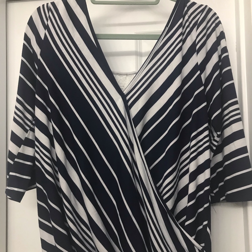 Navy & White Stripe Top 💥Final Price Drop💥